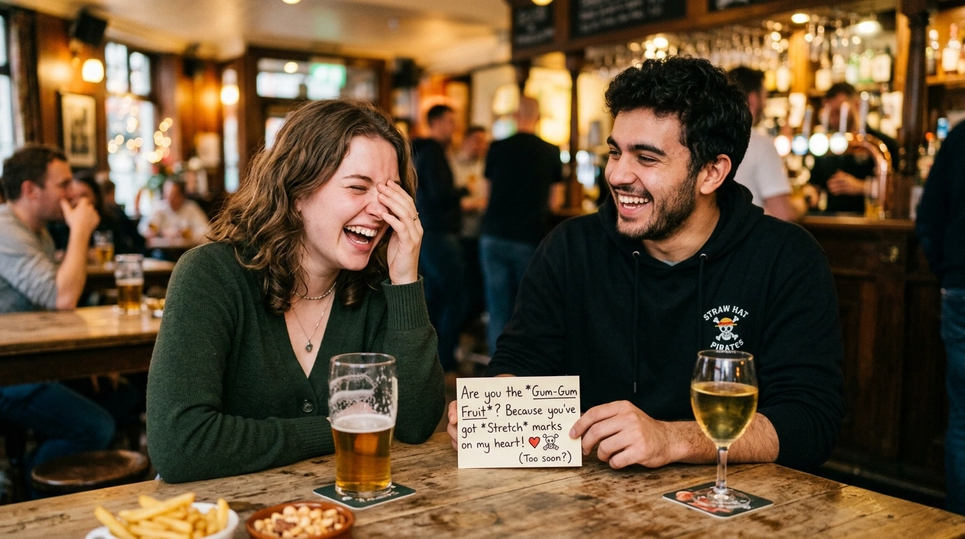 Cheesy One Piece Pick Up Lines