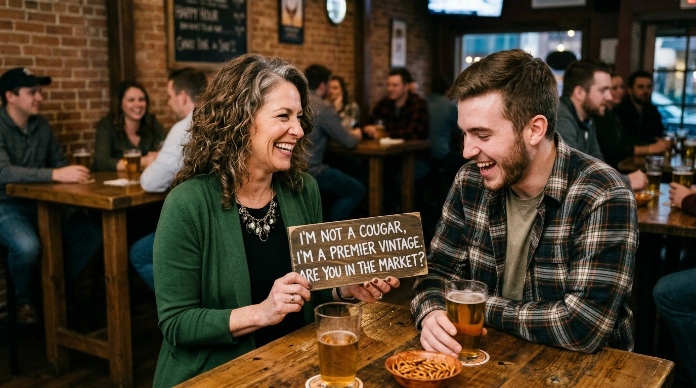 Cheesy Cougar Pick Up Lines