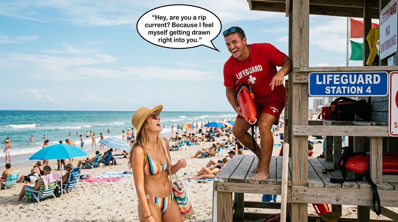 Lifeguard Dating App Openers