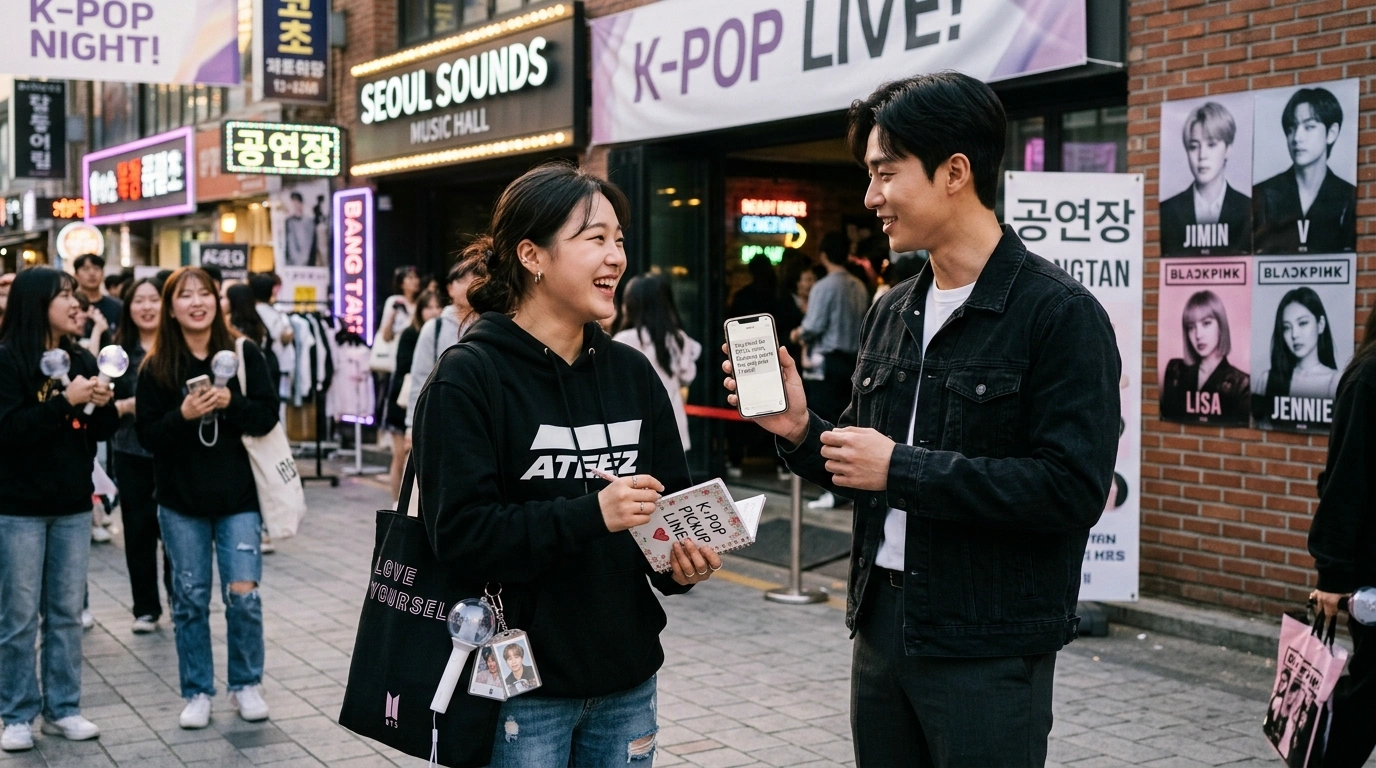 Savage Kpop Pickup Lines for Bold Moves