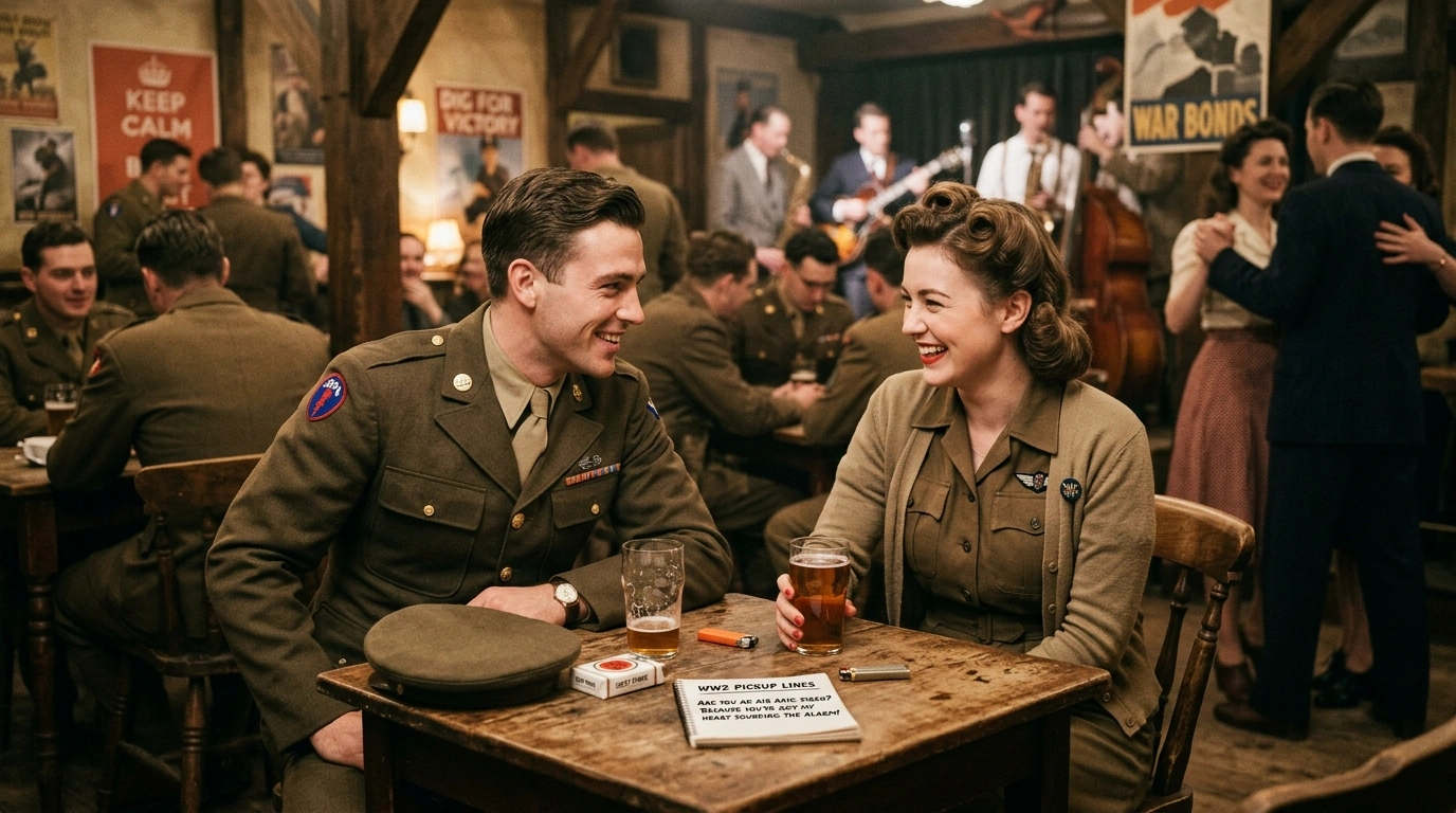 Savage WW2 Pickup Lines for Bold Moves