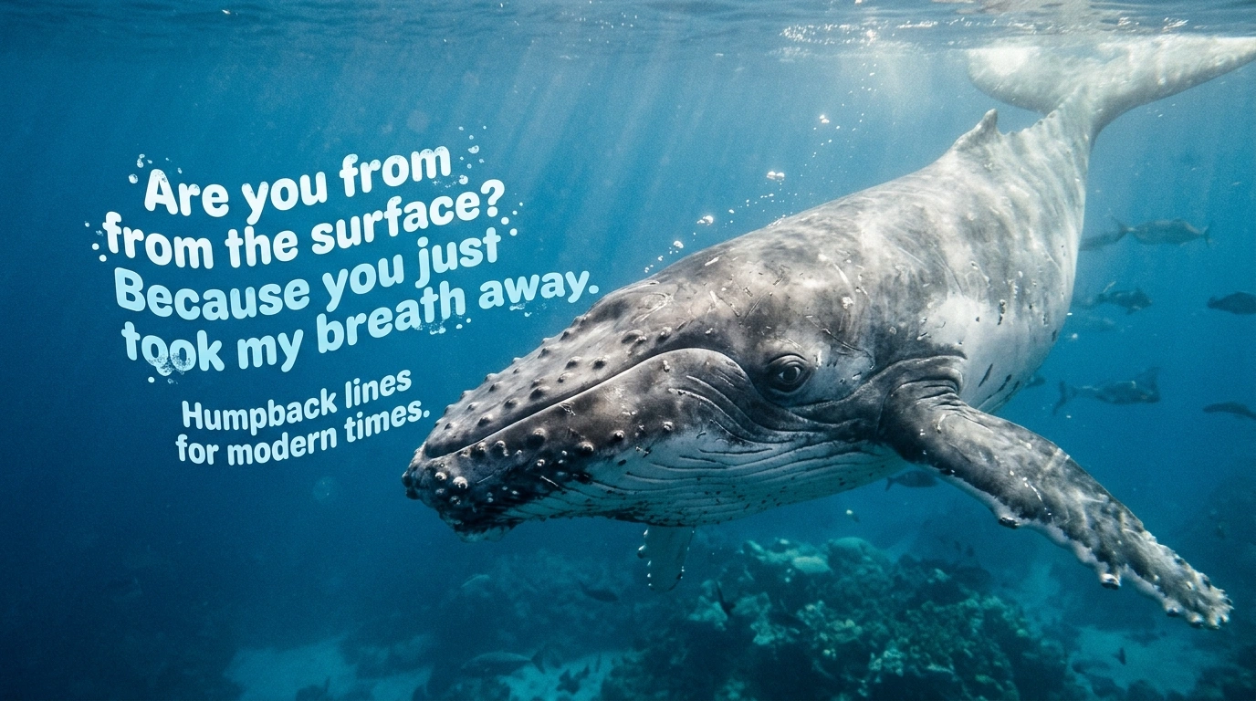 Savage Whale Pickup Lines for Bold Moves