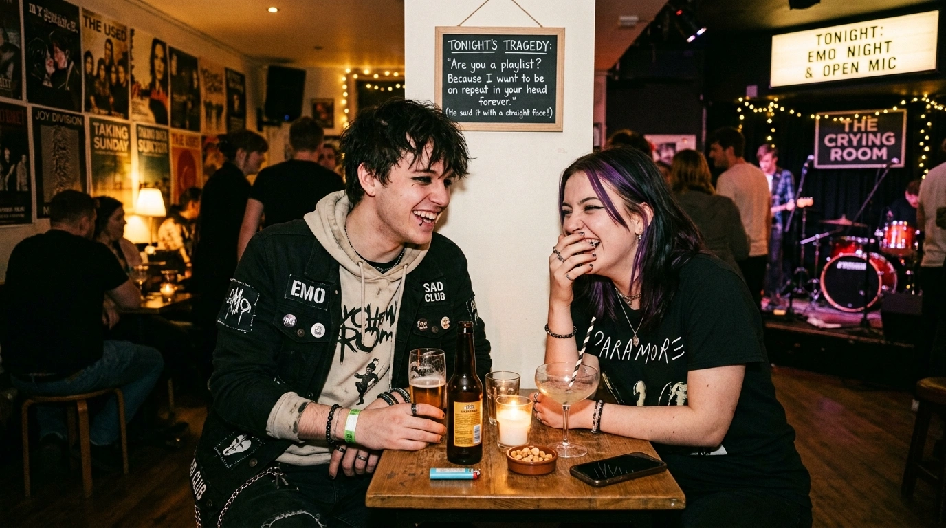 Smooth Rizz Emo Pickup Lines