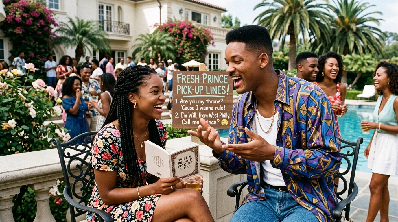 Smooth Rizz Fresh Prince of Bel-Air Pickup Lines