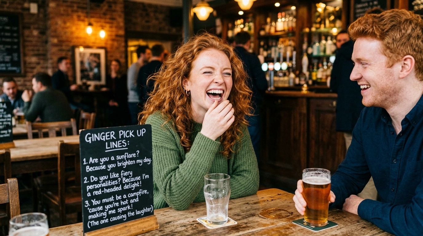 Smooth Rizz Ginger Pickup Lines