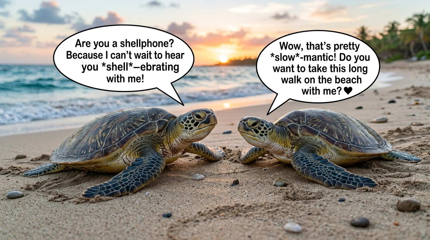 Smooth Rizz Lines (Smooth Turtle Pickup Lines)