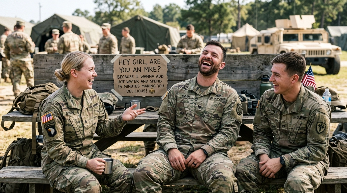 Smooth Rizz Military Pick Up Lines