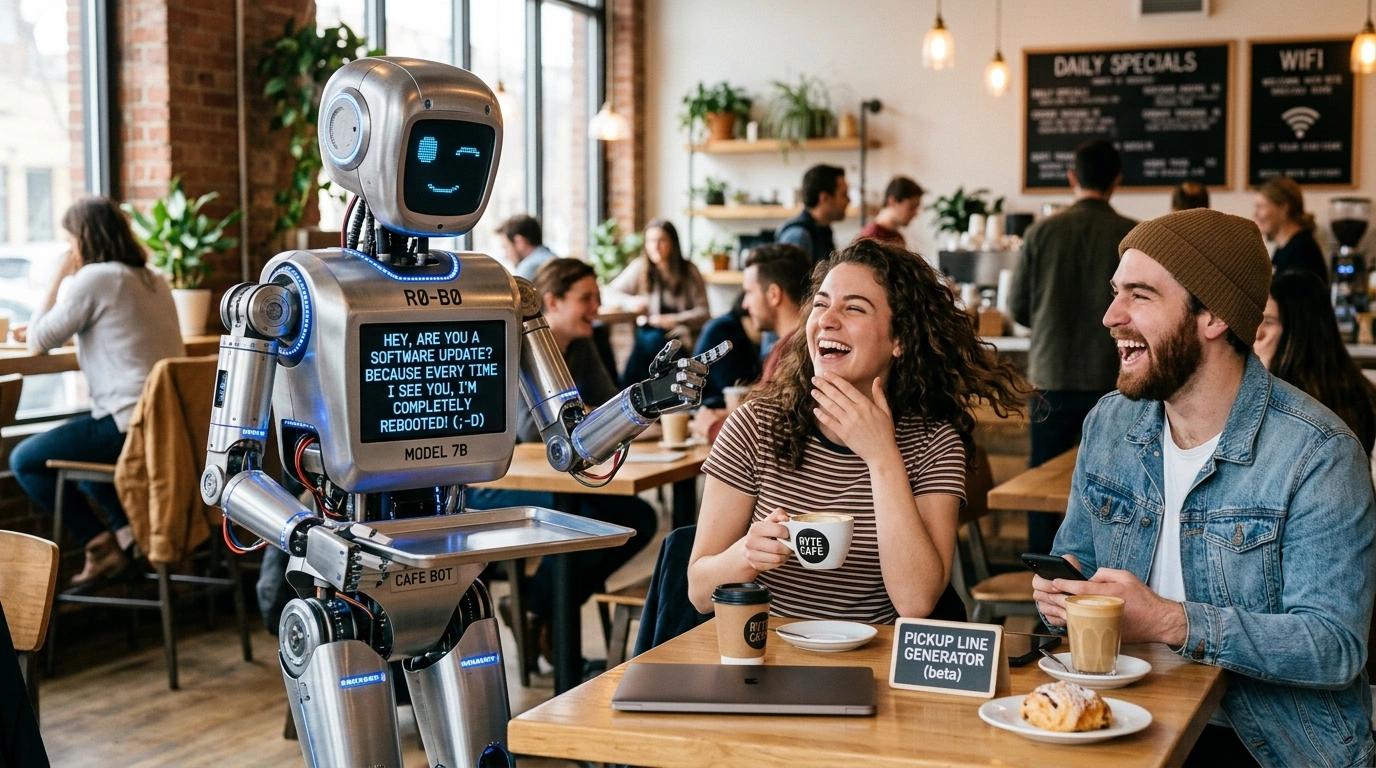 Smooth Rizz Robot Pick Up Lines