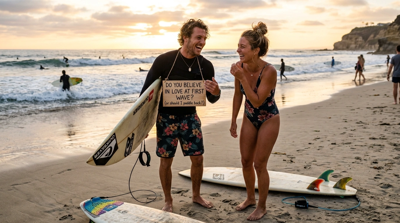Smooth Rizz Surfing Pickup Lines