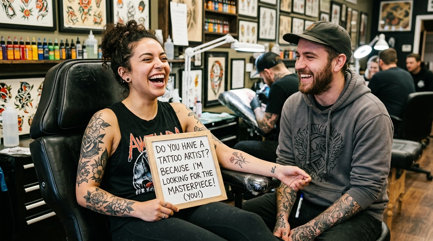 Smooth Rizz Tattoo Pickup Lines