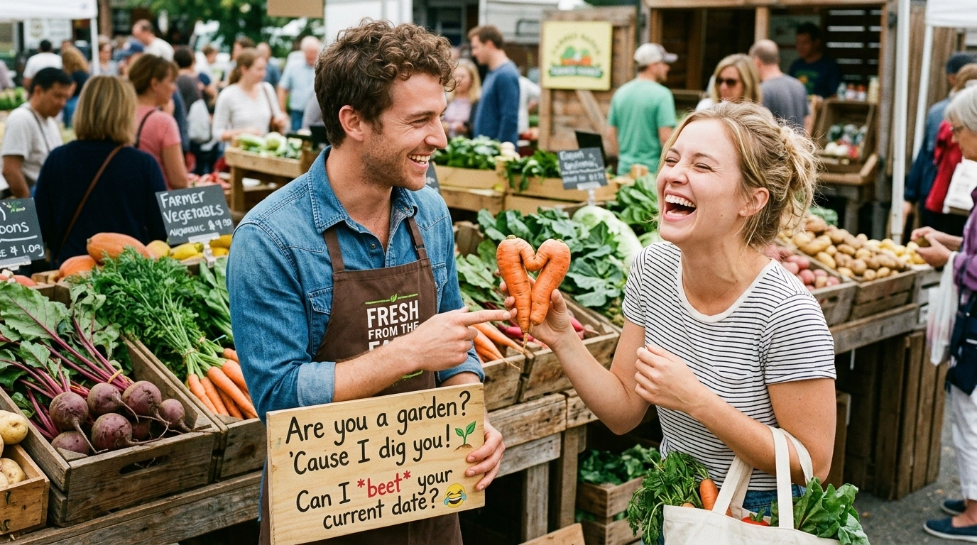 Smooth Rizz Vegetable Pick Up Lines