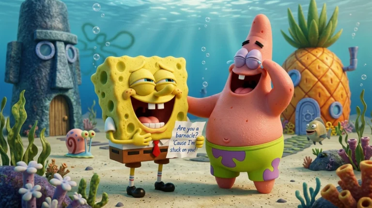 SpongeBob Pick Up Lines