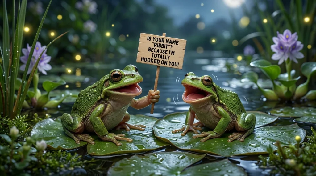 Frog Pick Up Lines