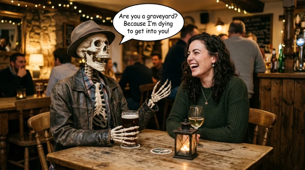 Skeleton Pick Up Lines