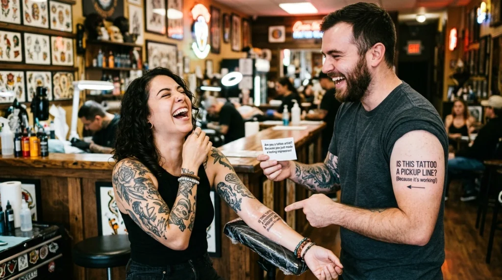 Tattoo Pickup Lines