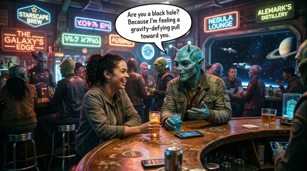 alien pickup lines