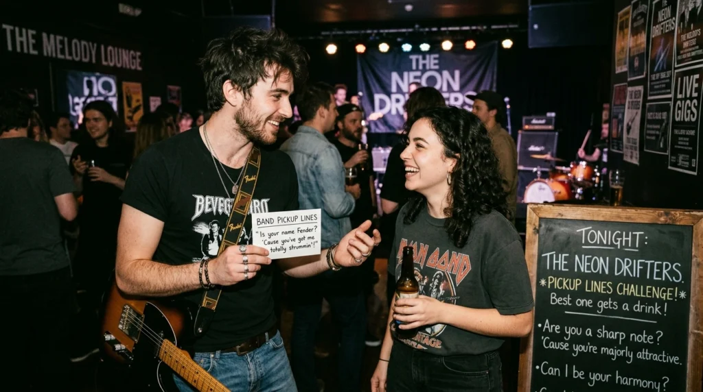 band pickup lines