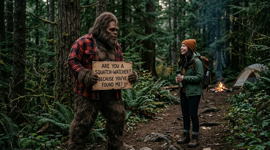 bigfoot pickup lines