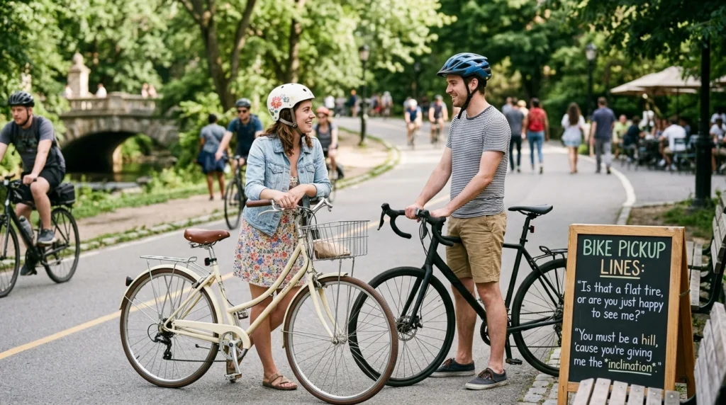 bike pickup lines