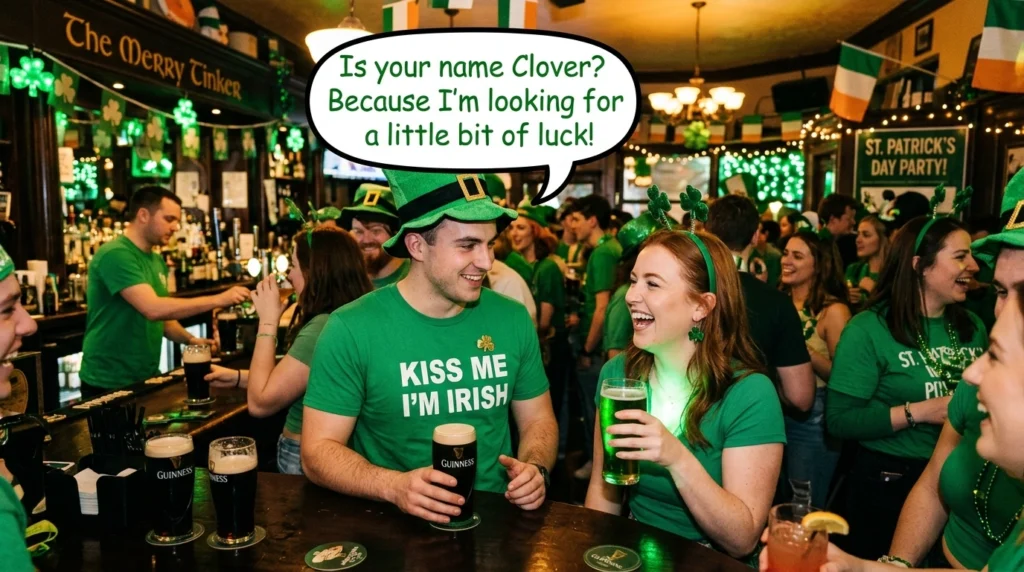st patrick's day pickup lines
