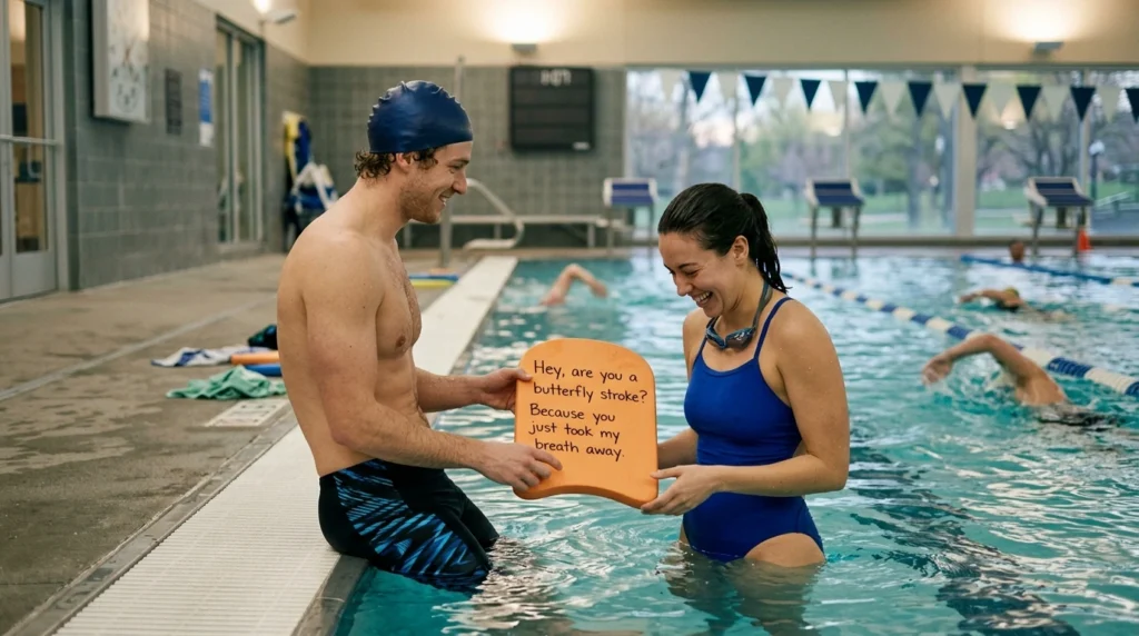 swimmer pickup lines